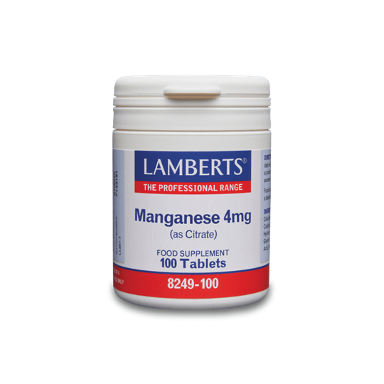 Picture of Lamberts MANGANESE 4MG (AS AMINO ACID CHELATE) 100TABS