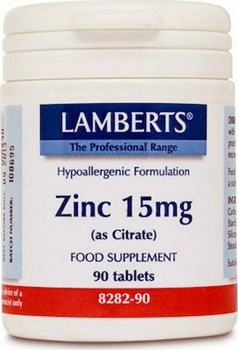 Picture of Lamberts ZINC 15MG (CITRATE) 90TABS