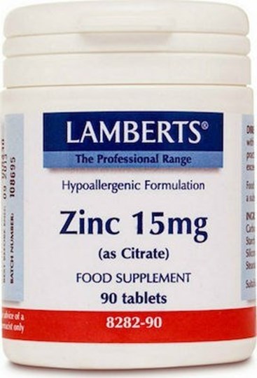 Picture of Lamberts ZINC 15MG (CITRATE) 90TABS