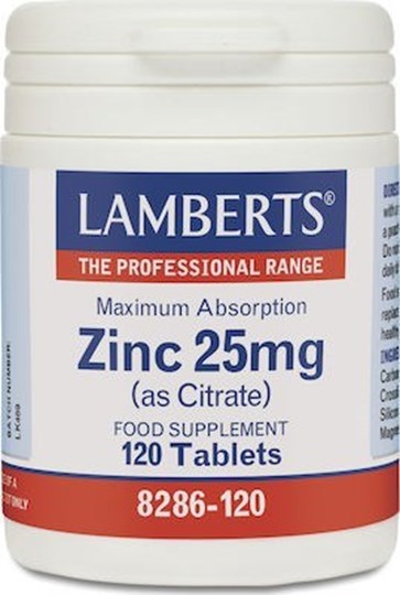 Picture of Lamberts ZINC 25MG (CITRATE) 120TABS