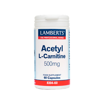 Picture of Lamberts ACETYL L-CARNITINE 500mg 60CAPS