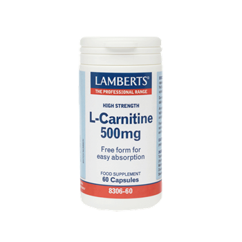 Picture of Lamberts L-CARNITINE 500MG NEW HIGHER STRENGTH 60CAPS