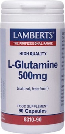 Picture of Lamberts L-GLUTAMINE 500MG 90CAPS