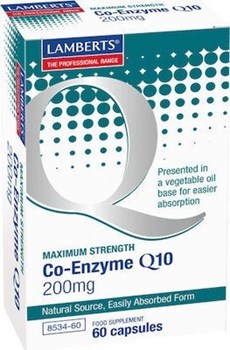 Picture of Lamberts CO-ENZYME Q10 200MG 60CAPS