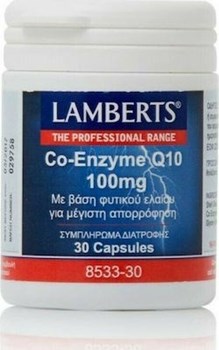 Picture of Lamberts CO-ENZYME Q10 100MG 30CAPS