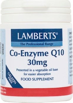 Picture of Lamberts CO-ENZYME Q10 30MG 30CAPS
