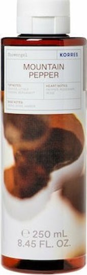 Picture of Korres Mountain Pepper Ανδρικό Αφρόλουτρο σε Gel 250ml