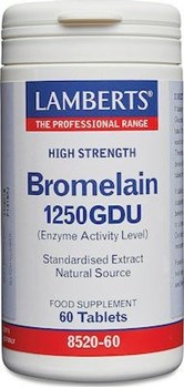 Picture of Lamberts BROMELAIN 1250GDU 60TABS