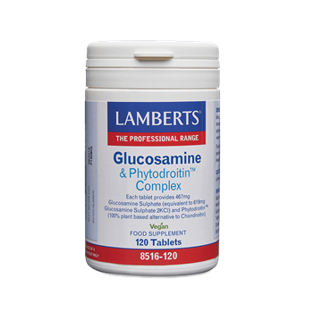 Picture of Lamberts GLUCOSAMINE & PHYTODROITIN COMPLEX 120TABS