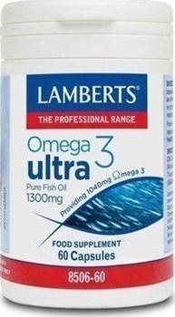 Picture of Lamberts Omega 3 Ultra Pure Fish Oil Ιχθυέλαιο 1300mg 60 κάψουλες
