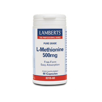 Picture of Lamberts L-METHIONINE 500MG 60CAPS