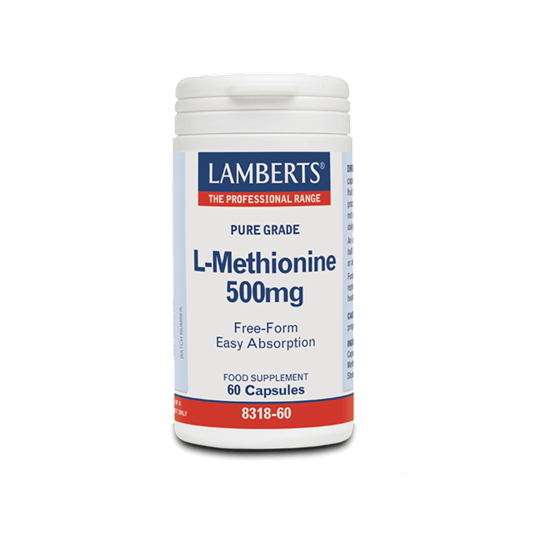 Picture of Lamberts L-METHIONINE 500MG 60CAPS