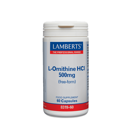 Picture of Lamberts L-ORNITHINE 500MG 60CAPS
