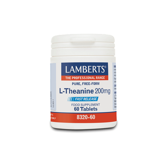Picture of Lamberts L-THEANINE 200MG 60 CAP