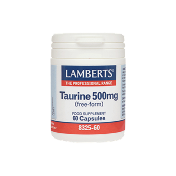 Picture of Lamberts TAURINE 500MG 60CAPS