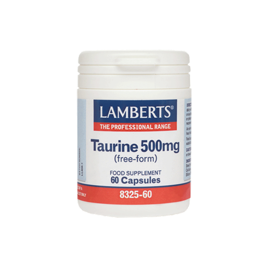 Picture of Lamberts TAURINE 500MG 60CAPS