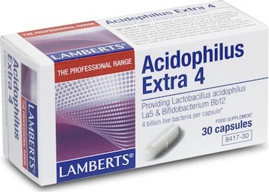 Picture of Lamberts Acidophilus EXTRA 4 (MILK FREE) 30CAPS