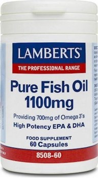 Picture of Lamberts Pure Fish Oil 1100mg 60 soft gels