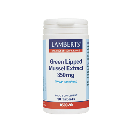 Picture of Lamberts Green Lipped Mussel Extract Συμπλήρωμα για την Ενίσχυση του Ανοσοποιητικού 350mg 90 κάψουλες