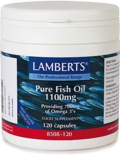 Picture of Lamberts Pure Fish Oil Ιχθυέλαιο 1100mg 120 κάψουλες