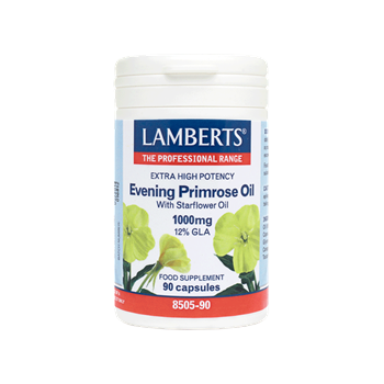 Picture of Lamberts EVENING PRIMROSE OIL & STARFLOWER OIL 1000MG 90CAPS (Ω6)