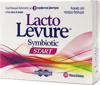 Picture of Uni-Pharma Lacto Levure Symbiotic Start Προβιοτικά για Παιδιά 20 φακελίσκοι