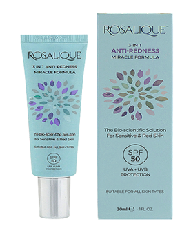 Picture of ROSALIQUE 3 IN 1 ANTI-REDNESS MIRACLE FORMULA SPF 50 30ml