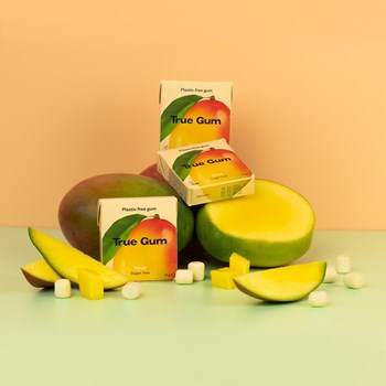 Picture of Φυσικές τσίχλες TRUE GUM sugar free - Mango 21γρ