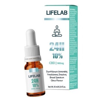 Picture of Lifelab CBD 24H 10% Συμπλήρωμα Διατροφής 10ml