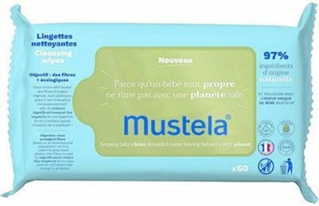 Picture of Mustela Eco Natural Fiber Avocado Μωρομάντηλα 60τμχ