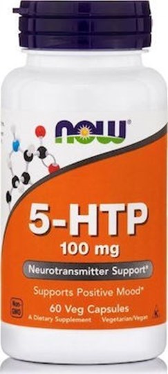 Picture of Now Foods 5-HTP 100 mg 60 Veget.caps