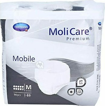 Picture of Hartmann MoliCare Premium Mobile Heavy Leakage Πάνες Βρακάκι Ακράτειας Medium 14τμχ