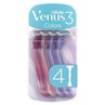 Picture of Gillette Venus 3 Color Ξυραφάκια Σώματος μιας Χρήσης με 3 Λεπίδες & Λιπαντική Ταινία 4τμχ