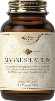 Picture of Sky Premium Life Magnesium & Vitamin B6 60 ταμπλέτες