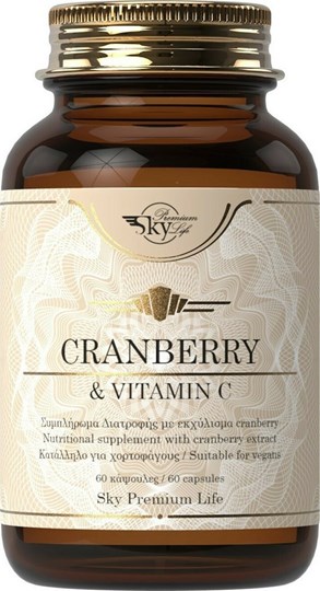 Picture of Sky Premium Life Cranberry & Vitamin C 60caps