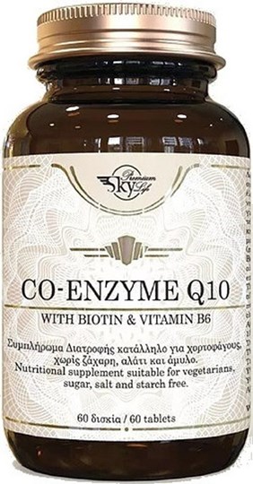 Picture of Sky Premium Life Co Enzyme Q10 with Biotin & Vitamin B6 60tabs
