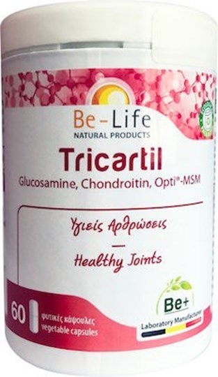 Picture of Be-Life Naturalia Tricartil Συμπλήρωμα για την Υγεία των Αρθρώσεων 60 φυτικές κάψουλες
