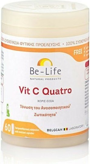 Picture of Be-Life Vit C Quatro 60 κάψουλες