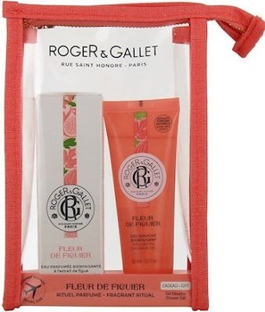 Picture of Roger & Gallet Set Fleur de Figuier Wellbeing Fragrant Water 30ml & ΔΩΡΟ Roger & Gallet Fleur de Figuier Shower Gel 50ml