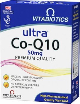 Picture of Vitabiotics Ultra Co-Q10 High Pharmaceutical Quality Standard 50mg 60 ταμπλέτες