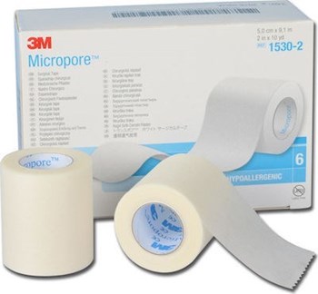 Picture of 3M Micropore Χάρτινη Επιδεσμική Ταινία 5cm x 9.1m 1τεμ 1530-2