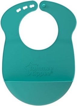 Picture of Tommee Tippee roll 'n ' go Σαλιάρα Σιλικόνης με Ρυθμιζόμενο Κούμπωμα 1ΤΜΧ Τιρκουάζ 46351492