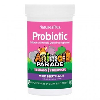 Picture of Natures Plus  Animal Parade Probiotic Kids 30 chew