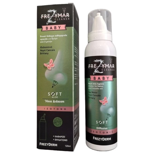 Picture of Frezyderm Frezymar Cleaner Baby Soft Aloe Ρινικό Διάλυμα Καθημερινής Υγιεινής για Βρέφη 120ml