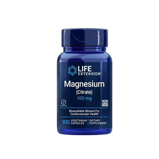 Picture of Life Extension Magnesium (Citrate) 100mg 100 φυτικές κάψουλες