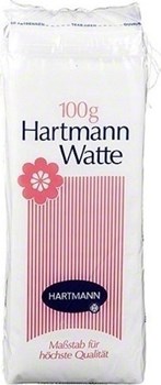 Picture of Hartmann Watte 100% Υδρόφιλο Ιατρικό Βαμβάκι 100gr