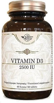 Picture of Sky Premium Life Vitamin D3 2500IU 60tabs