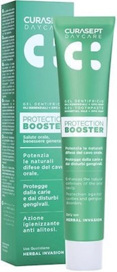 Picture of Curaprox Curasept Daycare Protection Booster Οδοντόκρεμα για Ουλίτιδα & Πλάκα Herbal Invasion 75ml