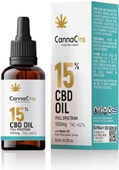 Picture of CannaOro Έλαιο Κάνναβης σε Σταγόνες 1500mg με 15% CBD 10ml