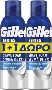 Picture of Gillette Series Αφρός Ξυρίσματος για Ευαίσθητες Επιδερμίδες 2 x 200ml